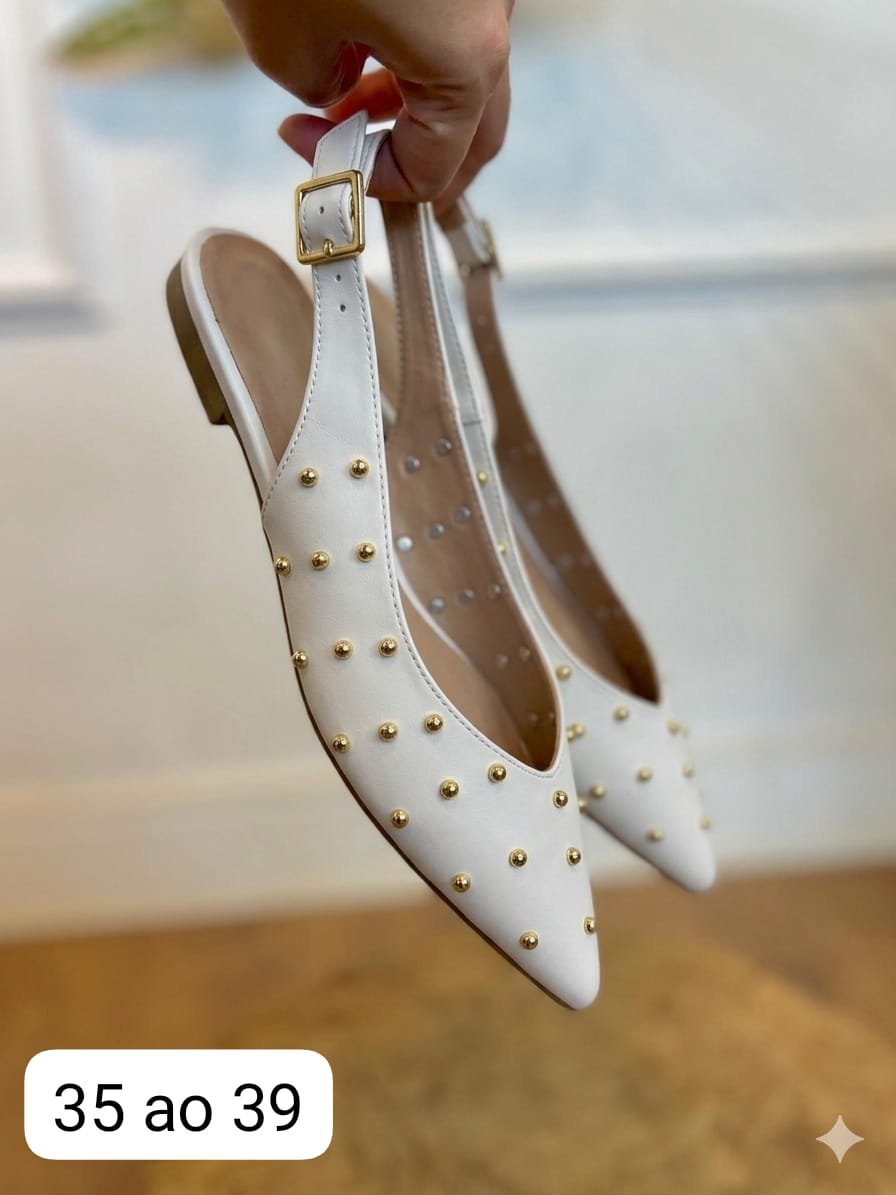 Sapatilha Slingback DiX Calçados Femininos